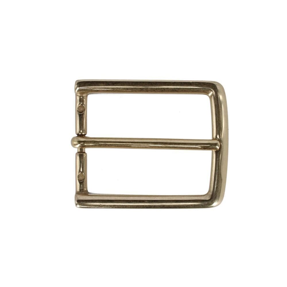 7022 35mm Italian Solid Brass Simple and Classic Harness Belt Buckle